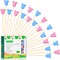 Baby Gender Reveal Cocktail Picks Boy or Girl Theme Decor Long Toothpicks Fruit Sticks Skewers for Appetizer Charcuterie Food Sandwich, Baby Shower Decorations Themed Party Supplies